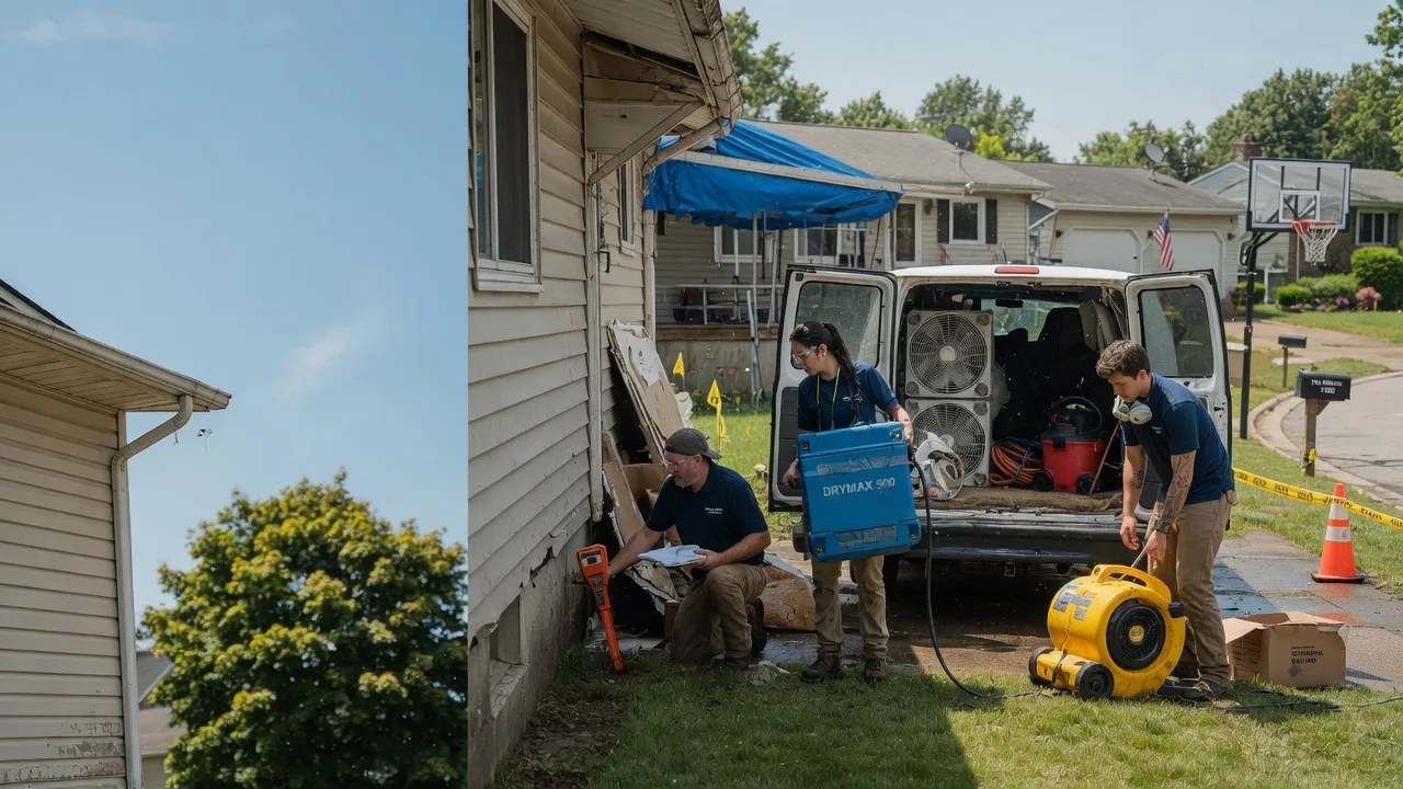 Ceiling Leak Cleanup in Forest City, PA near me